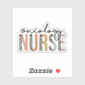 Oncology Nurse, Oncology Nursing Cancer Nurse Gift Aufkleber (Blatt)