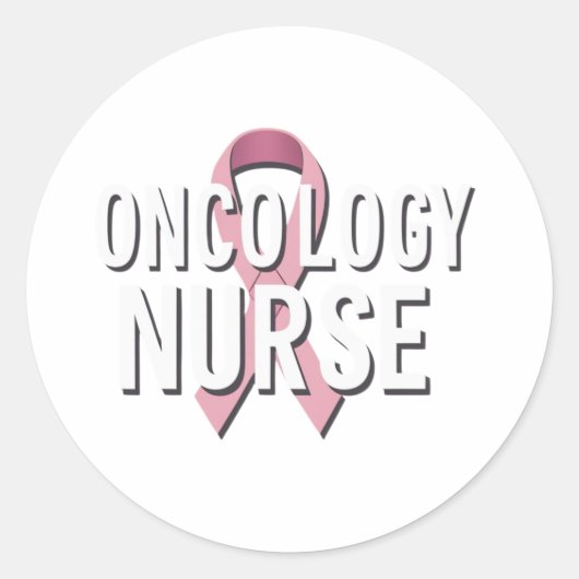 Oncology Nuse Runder Aufkleber (Vorderseite)