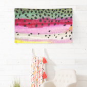 Oncorhynchus Mykiss, Regenbogenforelle Banner (Insitu)
