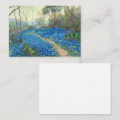 Onderdonk - A Hillside of Bluebonnets - Texas Mitteilungskarte (Vorne/Hinten)