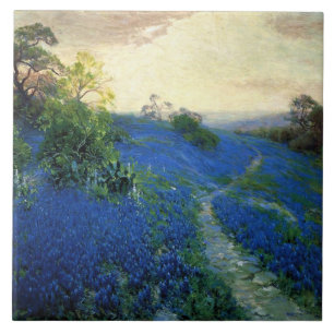 Onderdonk - Blaues Lupinenfeld,  Fliese