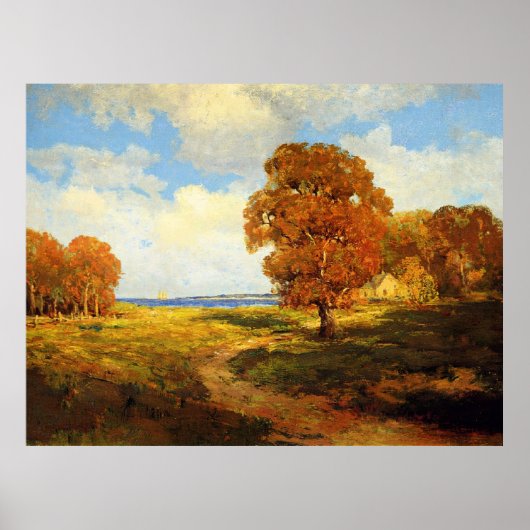 Onderdonk - Blick auf das Meer, Long Island Poster (Vorne)