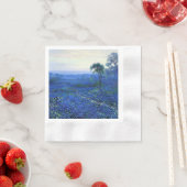 Onderdonk - Bluebonnet-Landschaft mit Cacti, Serviette (Beispiel)