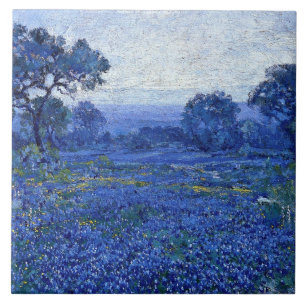Onderdonk - Bluebonnet Scene, fine art, Fliese
