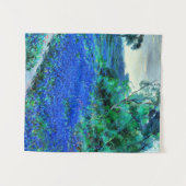 Onderdonk - Bluebonnets am Misty Morning Wandteppich (Vorderseite (Horizontal))