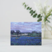 Onderdonk - Bluebonnets bei Twilight 1922 Postkarte (Stehend Vorderseite)
