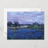 Onderdonk - Bluebonnets bei Twilight 1922 Postkarte (Vorne/Hinten)