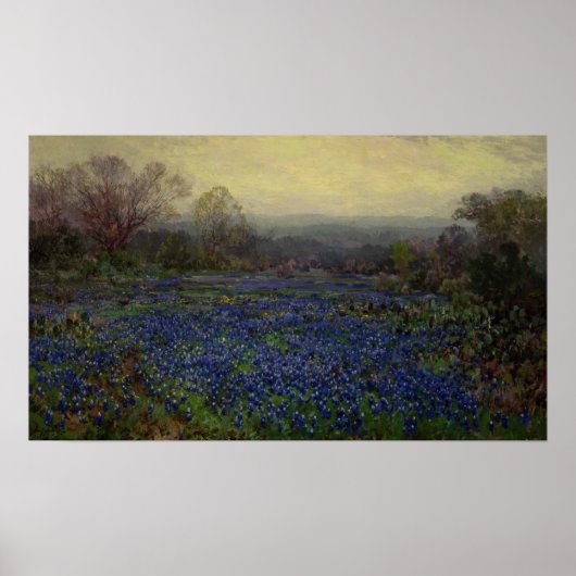 Onderdonk - Bluebonnets-Feld 1920 Poster (Vorne)
