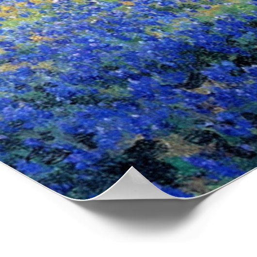 Onderdonk - Bluebonnets-Felder 1920 Poster (Ecke)