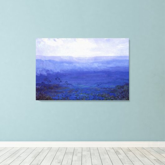 Onderdonk - Bluebonnets in Texas Leinwanddruck (Insitu (Holzboden))