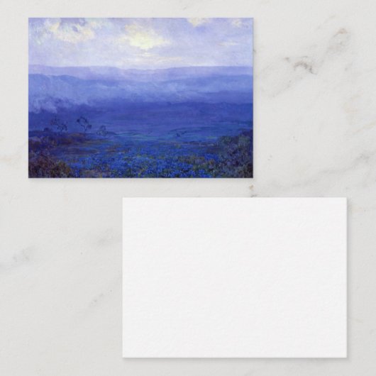 Onderdonk - Bluebonnets in Texas, schöne Kunst Mitteilungskarte (Vorne/Hinten)