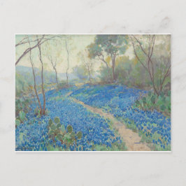 Onderdonk - Eine Hillside von Bluebonnets Postcard Postkarte