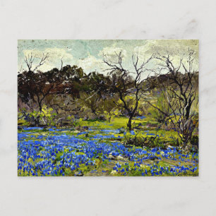Onderdonk - Frühjahr, Bluebonnets und Mesziemlich Postkarte