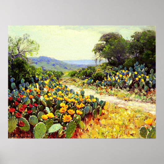 Onderdonk - Kakteen in Bloom 1915 Poster (Vorne)