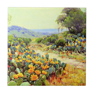 Onderdonk - Kaktus in Blüte, Fliese