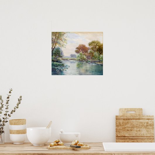 Onderdonk - Landschaft ohne Titel Poster (Küche)