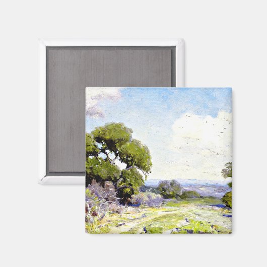 Onderdonk - Morgen in den Live-Eichen, Boerne, Tex Magnet (Vorderseite/Rückseite)