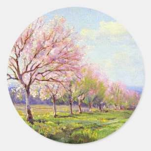 Onderdonk - Peach Orchard, Runder Aufkleber