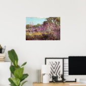 Onderdonk - Redbud Tree in Bloom, Leon Springs Poster (Heimbüro)