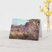 Onderdonk - Redbud Trees in Bloom bei Leon Springs Karte (Gelbe Blume)