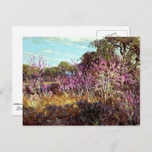 Onderdonk - Rosenknospe Tree in Bloom at Leon Spri Postkarte (Vorne/Hinten)