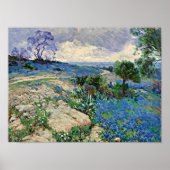 Onderdonk - Texas Landschaft mit Bluebonnets Poster (Vorne)