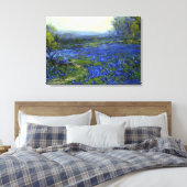 Onderdonk - Vormittag in den Bluebonnets Leinwanddruck (Insitu (Schlafzimmer))