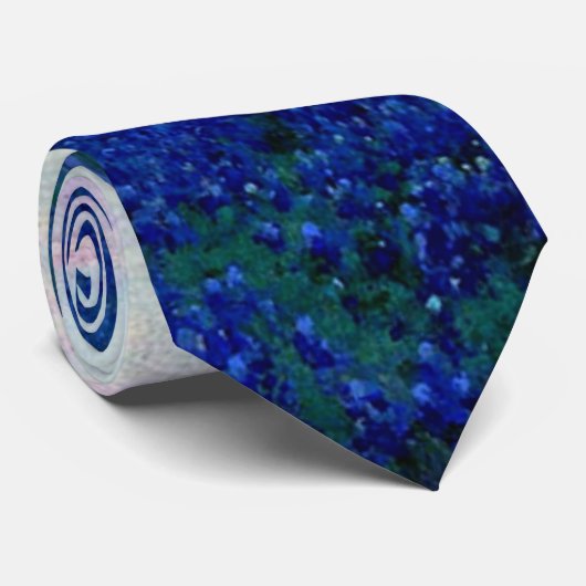 Onderdonk - Weg durch ein Bluebonnets-Feld Krawatte (Gerollt)