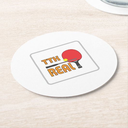 Onderlegger TTK-Real Runder Pappuntersetzer (Angewinkelt)