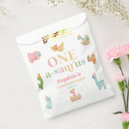 One A-Saurus Dinosaur 1. Geburtstagsparty Geschenktütchen