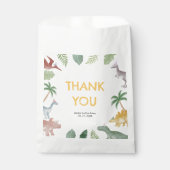 One A Saurus Dinosaur Boy Birthday Favor Bags Geschenktütchen (Vorderseite)