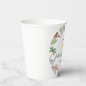 One A Saurus Dinosaur Boy Birthday Paper Cups Pappbecher (Rechts)