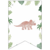 One A Saurus Dinosaur Boy Birthday Photo Banner (Erste Fahne)