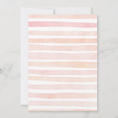 One A Saurus Dinosaur Girl 1st Birthday Invitation Einladung (Rückseite)