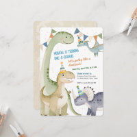 One a saurus Niedlich Boy 1. Geburtstag Dinosaurie