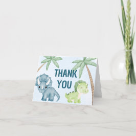 One-A-Saurus Vielen Dank zum ersten Geburtstag Dankeskarte