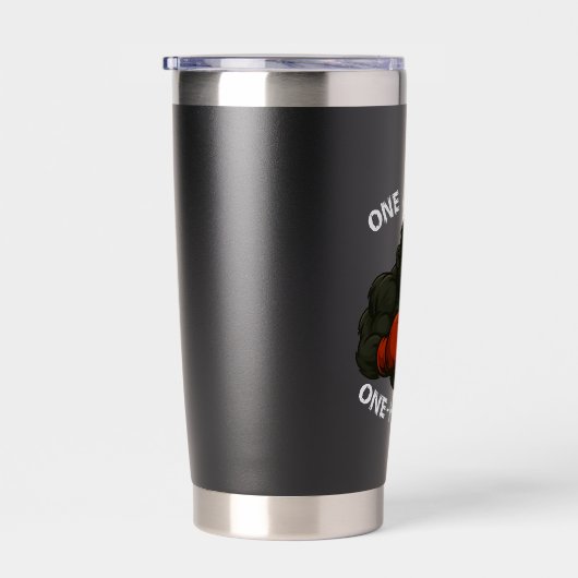 One Against One Hundred – Gorilla Boxing Workout Thermobecher (Rechts)