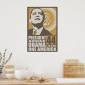 One America Inauguration Poster (Küche)