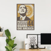 One America Inauguration Poster (Heimbüro)