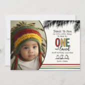 One and Love Danke Card (Vorderseite)