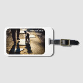 one and only 犬と散歩のラゲッジタグ gepäckanhänger (Vorderseite (Horizontal))