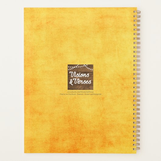 One Another Serving Others Clergy Planer (Rückseite)