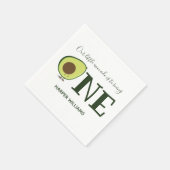 One Avocado Baby First Geburtstag Serviette (Ecke)
