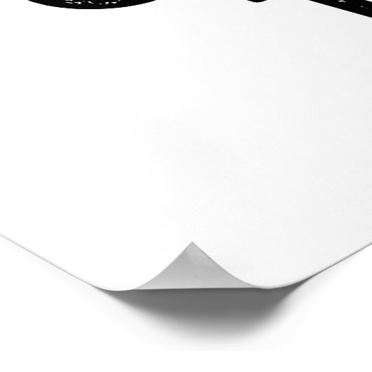 One Baa Tuba Funny Music Sheep Puff Poster (Ecke)