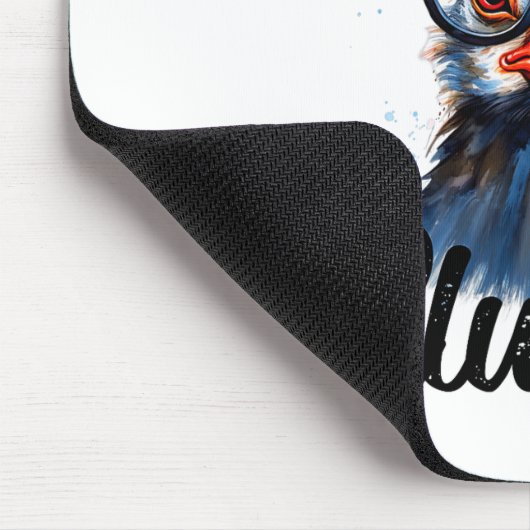 One Bad Mother Clucker Funny Chicken Mousepad (Ecke)