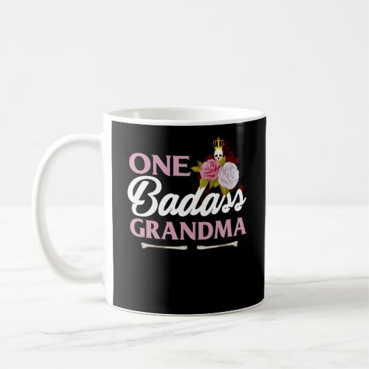 One Badass Oma Funny Oma Geschenk Kaffeetasse (Links)