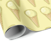 One Ball Ice Creme Cone Geschenkpapier (Rolleneckpunkt)