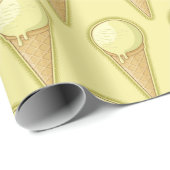 One Ball Ice Creme Cone Geschenkpapier (Rolleneckpunkt)