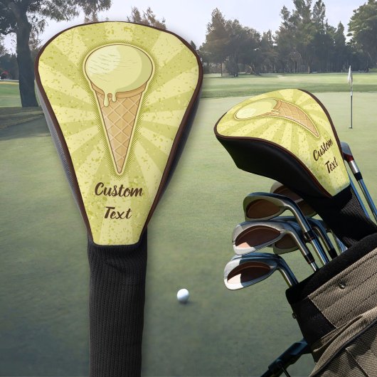 One Ball Ice Creme Cone Golf Headcover