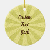 One Ball Ice Creme Cone Keramik Ornament (Hinten)